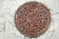 Rusty Sewer cover