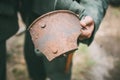 Rusty Shell Fragment Found In Belarusian Forest