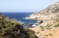 Shipwreck Olympia in Amorgos island Royalty Free Stock Photo