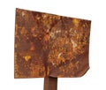 Rusty sign Royalty Free Stock Photo