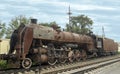 Rusty steam locomotive Royalty Free Stock Photo