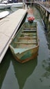 Rusty on steel boat