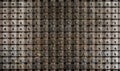 Rusty steel metal medieval armour background Royalty Free Stock Photo