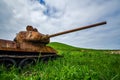 Rusty tank T-34
