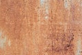 Rusty texture on old metal plate, metal background Royalty Free Stock Photo