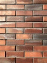 Rusty texture of red brick wall. Royalty Free Stock Photo