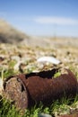 Rusty Tin Can Royalty Free Stock Photo