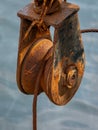 Rusty Trawler Pully by the Sea