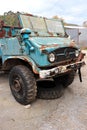 Rusty truck car cabin. Royalty Free Stock Photo