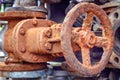 Rusty valve , Close up Royalty Free Stock Photo