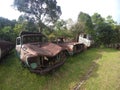 Rusty vehicle in Pilok Mine