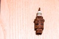 Rusty Vintage Worn Spark Plug