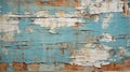 Multilayered Blue Cracked Paint On Old Wood Wall Royalty Free Stock Photo