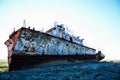 Rusty warship