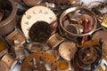 Rusty Watch Parts Royalty Free Stock Photo