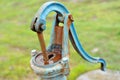 Rusty water pump Royalty Free Stock Photo