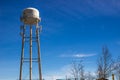 Rusty Water Tower Royalty Free Stock Photo