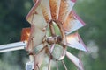 Rusty windmill closeup Royalty Free Stock Photo