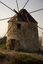 A rusty windmill in Penacova, Portugal Royalty Free Stock Photo