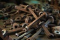 Rusty Wrenches - Generative AI Royalty Free Stock Photo