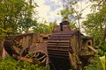 Rusty WWI German tank Royalty Free Stock Photo