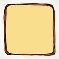 Doodle frame sketch. Vector drawing Royalty Free Stock Photo