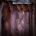 Rusty zinc grunge texture