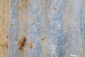 Rusty zinc wall. Vintage style metal sheet. Old grunge Industrial Background and texture Royalty Free Stock Photo