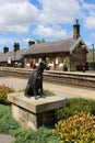 Ruswarp statue, Garsdale station Settle & Carlisle