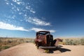 Rusy Model T on Route 66 in the Painted Desert National Park in Arizona USA Royalty Free Stock Photo