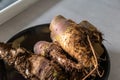 Rutabaga, root cabbage or swede is a hardy vegetable rich in vitamin C Royalty Free Stock Photo