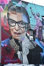 Ruth Bader Ginsburg mural in New York City