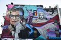 Ruth Bader Ginsburg mural in New York City