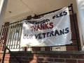 Thanks, The Elks Thanks Our Veterans, Rutherford, NJ, USA Royalty Free Stock Photo