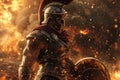 Ruthless Ares god war. Generate Ai Royalty Free Stock Photo