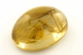 Rutilated quartz Royalty Free Stock Photo