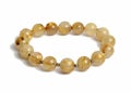 Rutile Quartz bracelet lucky stone Royalty Free Stock Photo