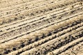 ruts from traffic Royalty Free Stock Photo