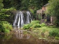 Rutter Force waterfall on Hoff Beck, Appleby-in-Westmorland Eden Valley, Cumbria Royalty Free Stock Photo