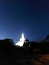 Ruwan veli temple glowing Royalty Free Stock Photo