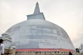 Ruwanweli saya stupa in anuradhapura, sri lanka