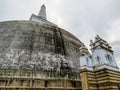 The Ruwanwelisaya Stupa in Anuradhapura, Sri Lanka
