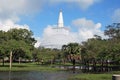 The Ruwanweliseya Stupa in Anuradhapura Royalty Free Stock Photo