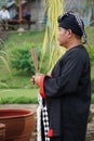 Ruwatan is one of the ceremonies in Javanese culture that aims to get rid of evil or save something from a disturbance.