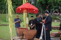 Ruwatan is one of the ceremonies in Javanese culture that aims to get rid of evil or save something from a disturbance.