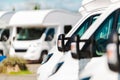 RV Campers For Sale Royalty Free Stock Photo