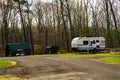 RV Camping at Explore Park, Roanoke, Virginia, USA Royalty Free Stock Photo