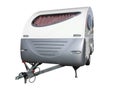 Rv camping trailer Royalty Free Stock Photo