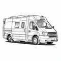 Rv Coloring Pages: Camper Vans In Zeiss Milvus Style