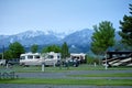 RV Park in Montana Royalty Free Stock Photo